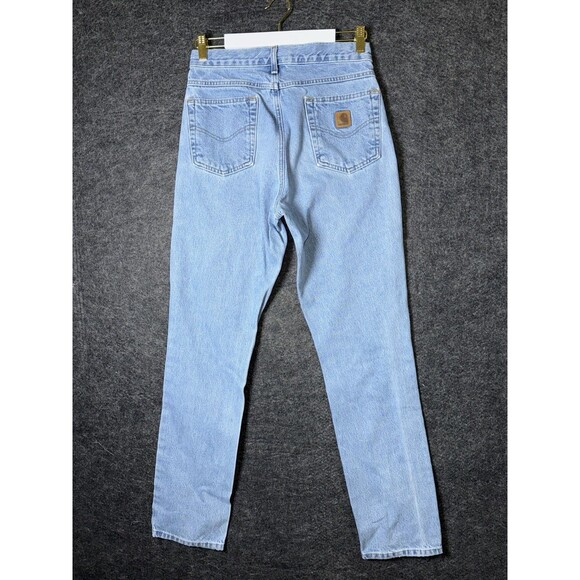Carhartt B18 STW Men's Straight Leg Jeans 30x34 Blue Stone Wash Vintage Mexico - Picture 5 of 6